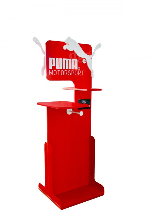 Floorstand madera con pantalla multimedia Puma Floorstand Motorsport 3403-1-3-1